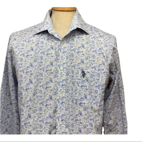 SzL US Polo Assn Slim Fit Button Down Shirt - Picture 3 of 7